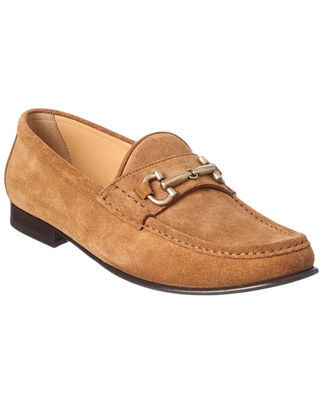 Brunello Cucinelli Horsebit Suede Loafer, image 1 of 1 from Gilt