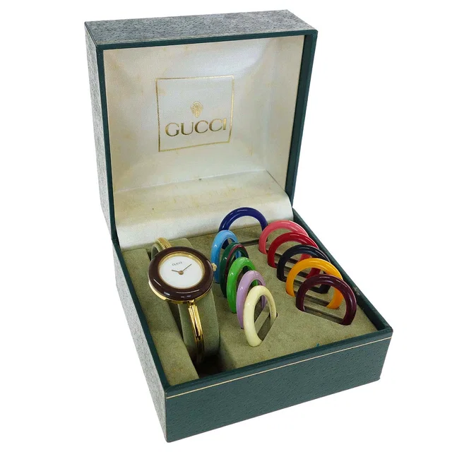 Gucci 11/12.2 Change Bezel Chameleon Quartz Watch SS from AMORE Vintage Tokyo