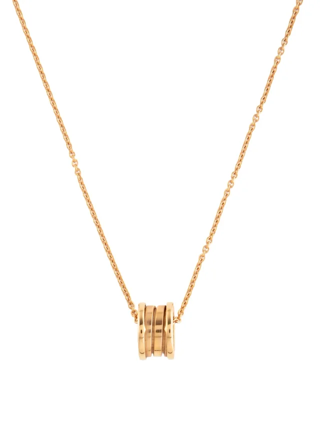 Bvlgari 18K B.Zero 1 Pendant Necklace, 18" in multicolor from The RealReal