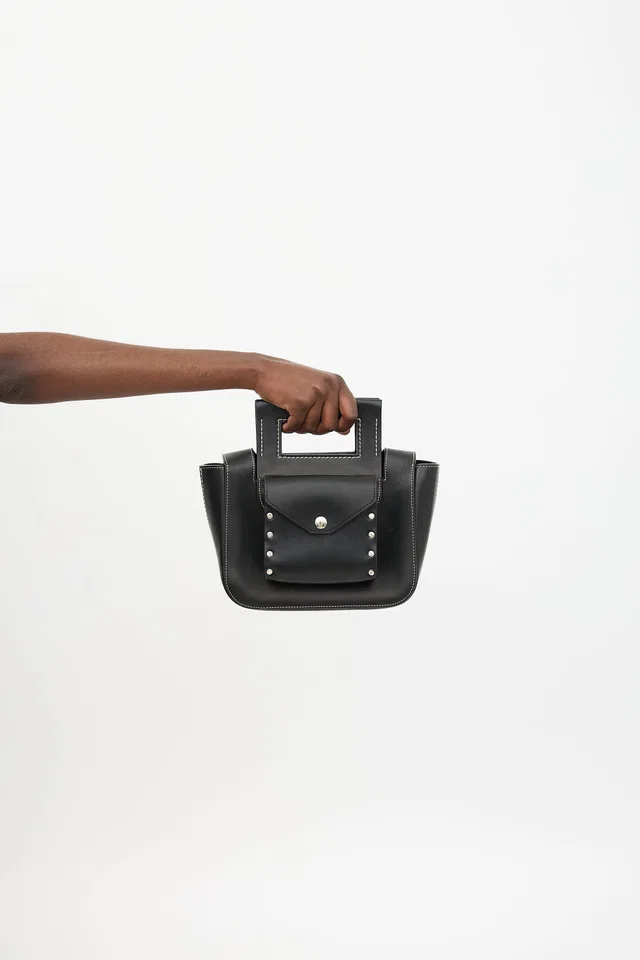 Celine 2016 Leather Small Square Bag in Leather from VSP Consignment
