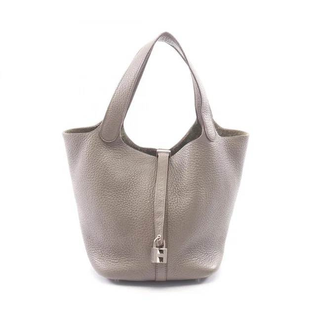 Hermès Picotin Lock Mm Handbag, Leather, Taurillon Clemence Women's, Beige in brown|neutral Clemence leather from Poshmark