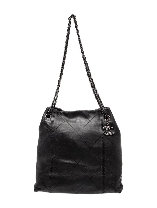 Chanel 2011 Soft Touch Tote in black Calfskin from The RealReal
