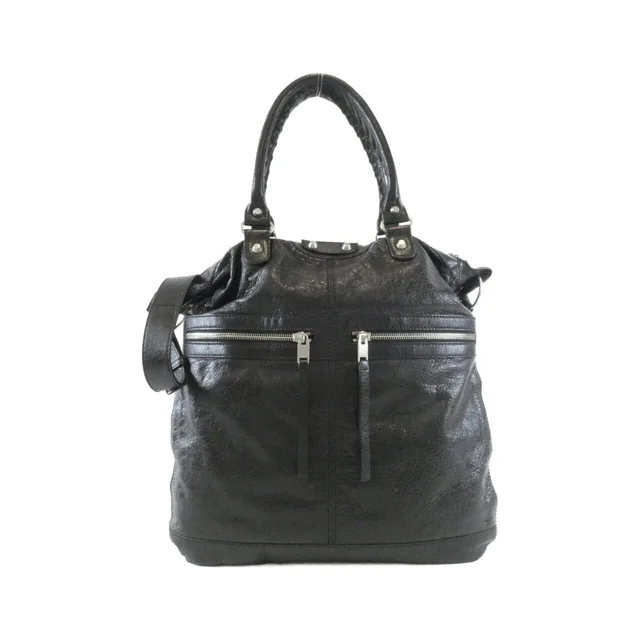 Balenciaga Square 340679 D9HJ4 Bag in 1000/BLACK (Black) / MAT SILVER (Matte Silver) hardware leather from KOMEHYO