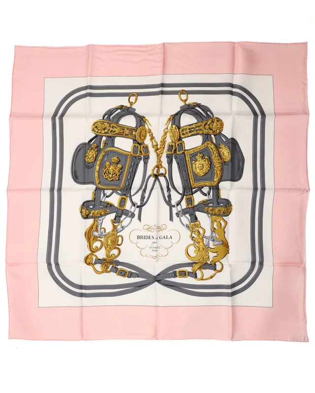 Hermès Carré 90 Brides de Gala Silk Scarf in Silk from A Retro Tale, photo 2 of 2