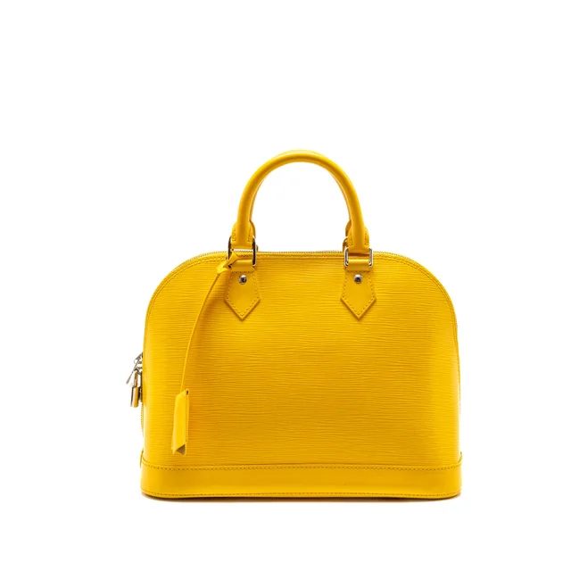 Louis Vuitton Alma PM Epi Yellow SHW in Yellow Leather from EMIER