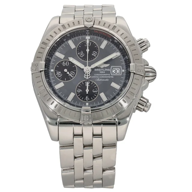 Breitling Chronomat Evolution A13356 44mm Stainless Steel Watch from H&T