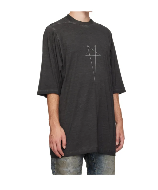 Rick Owens Drkshdw crew-neck T-shirt, photo 2 of 4 from SENSER
