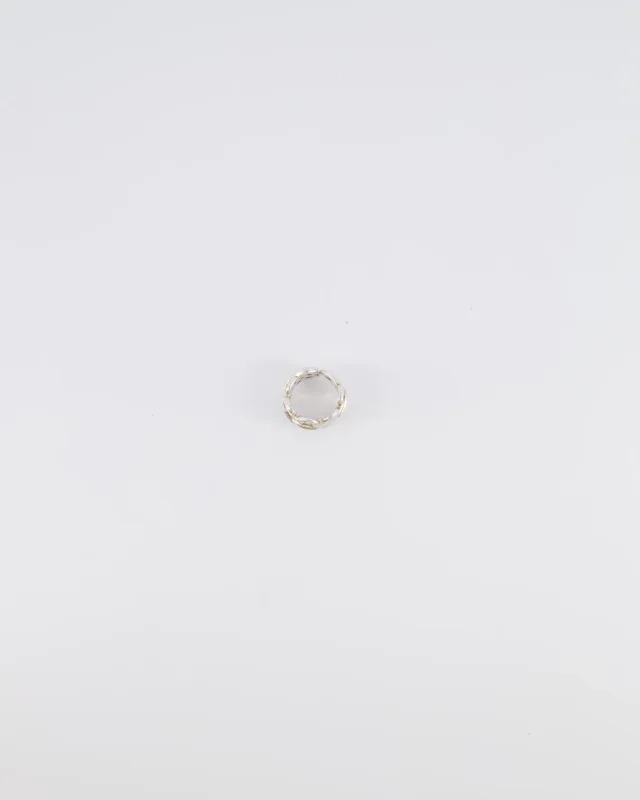 Hermès Large Chaine D'Ancre Enchainee Ring in Sterling Silver Size 50 in Silver from Sellier, photo 7 of 8