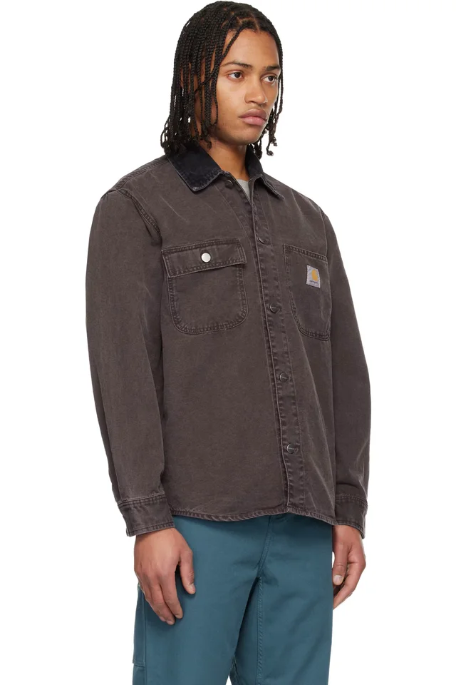 Carhartt Work In Progress Purple Mitch Overshirt, photo 2 of 4 from SSENSE
