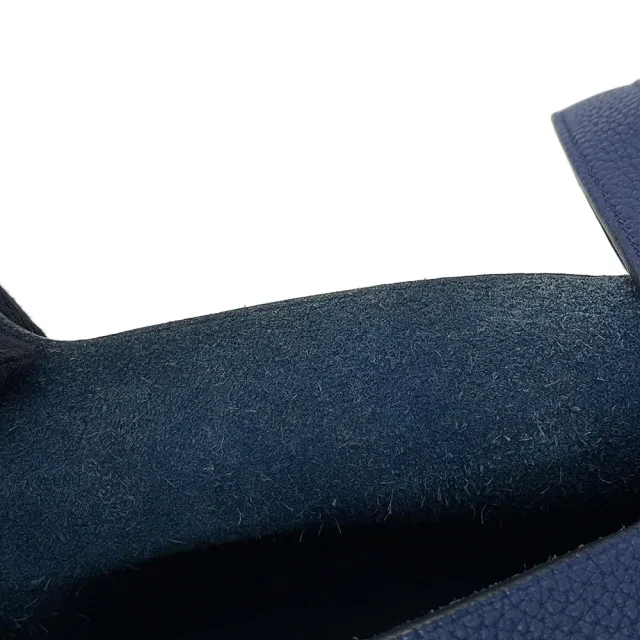 Hermès Picotin Lock Blue Saphir Taurillon Clemence Size PM in Blue Clemence leather from GALLERY RARE, photo 10 of 17