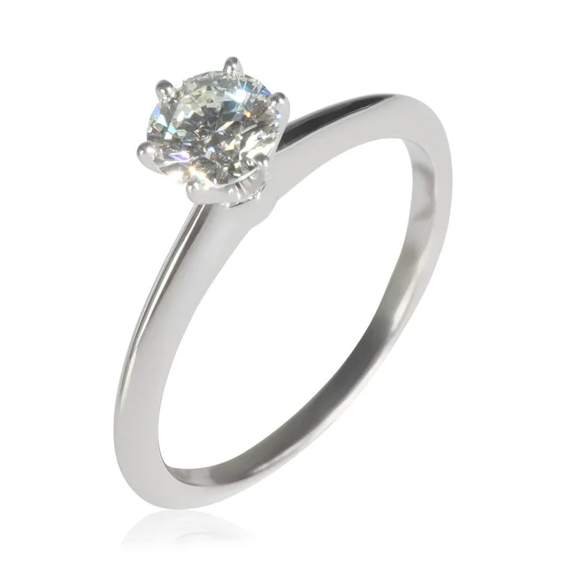 Tiffany & Co. 0.76 Ct Round Brilliant Diamond Engagement Ring 950 from HEWI, photo 2 of 2