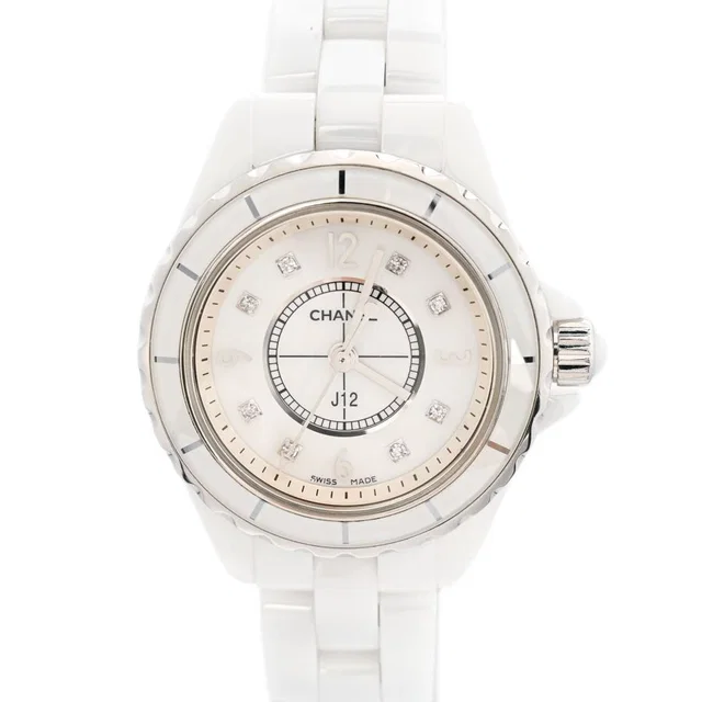 Chanel Watch 29 White in White Ceramic from The Reluxe