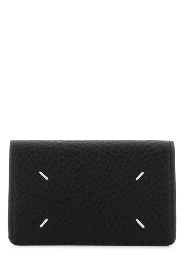 Maison Margiela Holder Card Case — Black Exterior: Calf Cases in Black Calfskin from HEWI