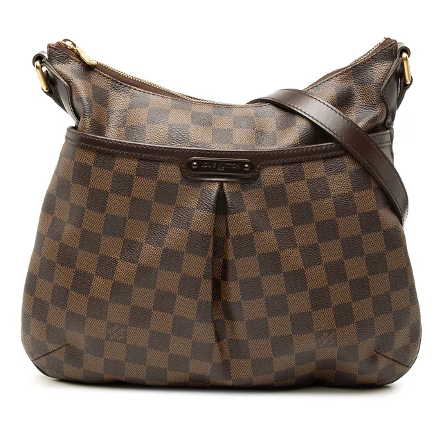 Brown Louis Vuitton Damier Ebene Bloomsbury PM Crossbody Bag in Brown Canvas from Designer Revival