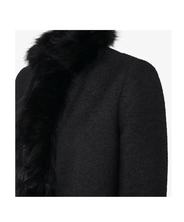Fendi Jacket Black wool and fox fur blouson, image 1 of 1 from SENSER