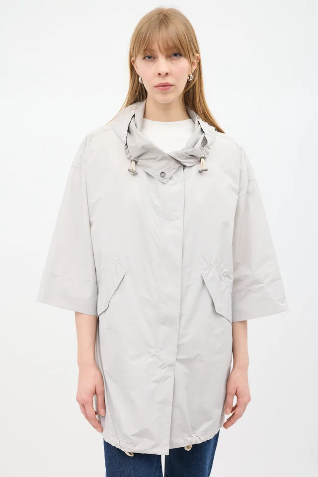 Brunello Cucinelli Drawstring Anorak Jacket in Nylon from VSP Consignment