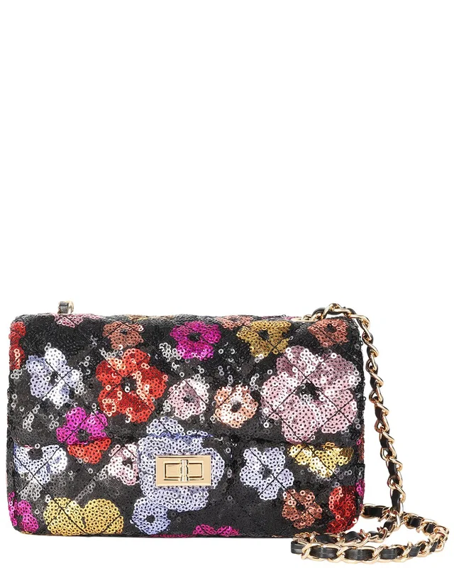 Tiffany & Fred Paris Leather & Sequin Quilted Chain Crossbody, image 1 of 1 from Rue La La