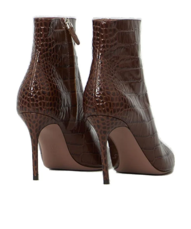 Paris Texas Vera Embossed Ankle Boots, photo 4 of 4 from SENSER