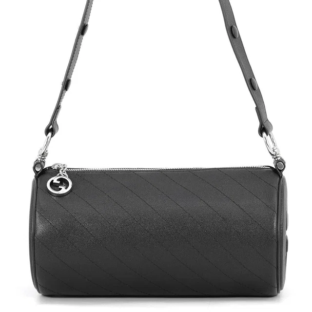 Gucci Shoulder Bag Blondie Small Leather Black in Black Leather from The Reluxe