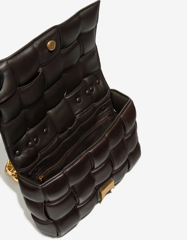 Bottega Veneta Cassette Lamb Dark Brown in Brown Lambskin from SACLÀB, photo 9 of 9