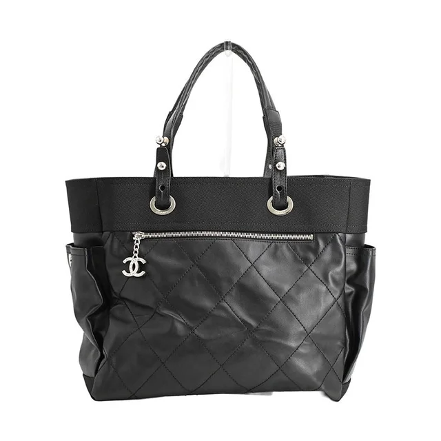 Chanel Tote Bag Paris Biarritz GM in Coated canvas from The Reluxe