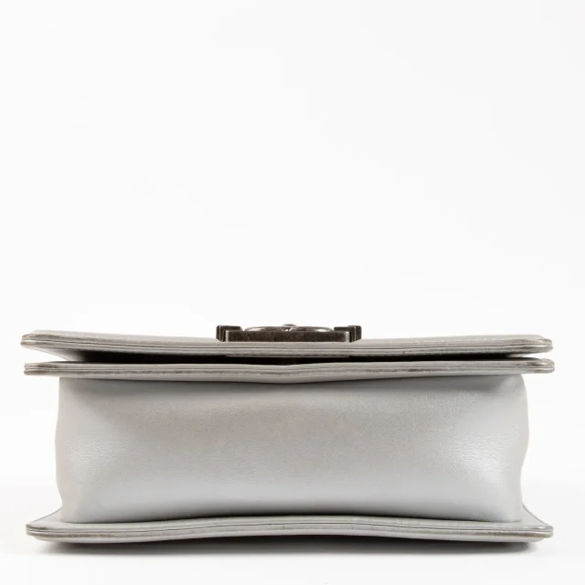 Small Boy Chanel Bag in Silver Calfskin from Labellov, photo 3 of 8