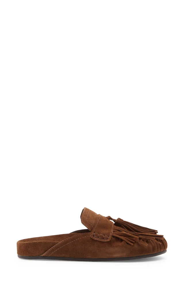 Jeffrey Campbell Toggle Fringe Mule in Brown, photo 3 of 6 from Nordstrom Rack