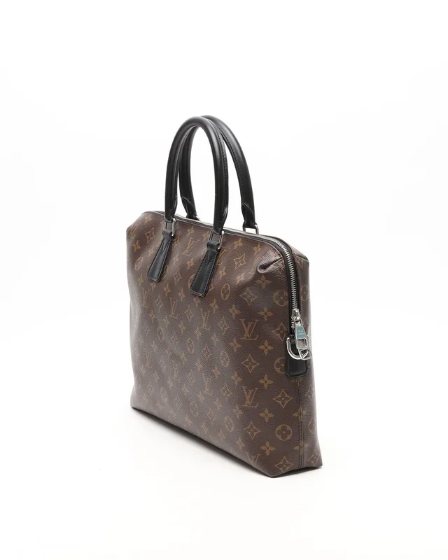 Louis Vuitton Monogram Macassar Porte-documents Jour Bag from A Retro Tale, photo 3 of 8