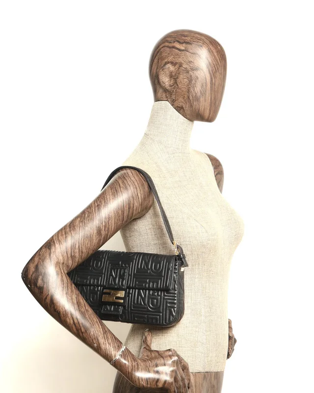 Fendi Nappa Embossed Baguette Bag in Nappa leather from A Retro Tale, photo 9 of 9