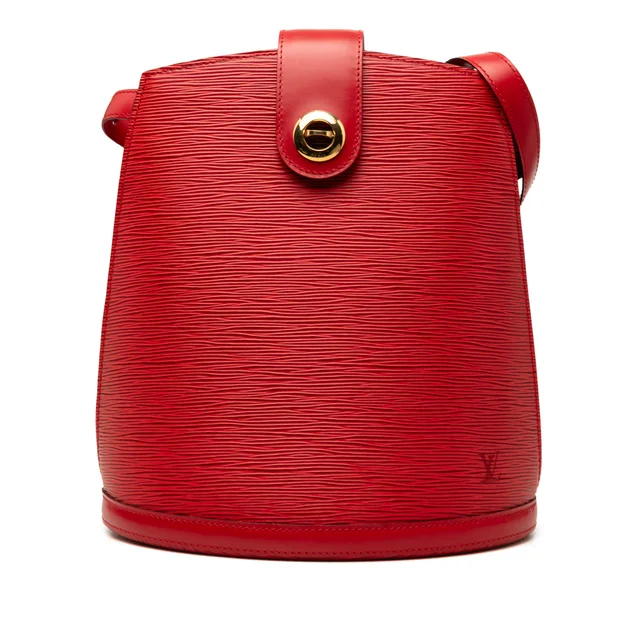 Red Louis Vuitton Epi Cluny Shoulder Bag in Red Leather from Designer Revival