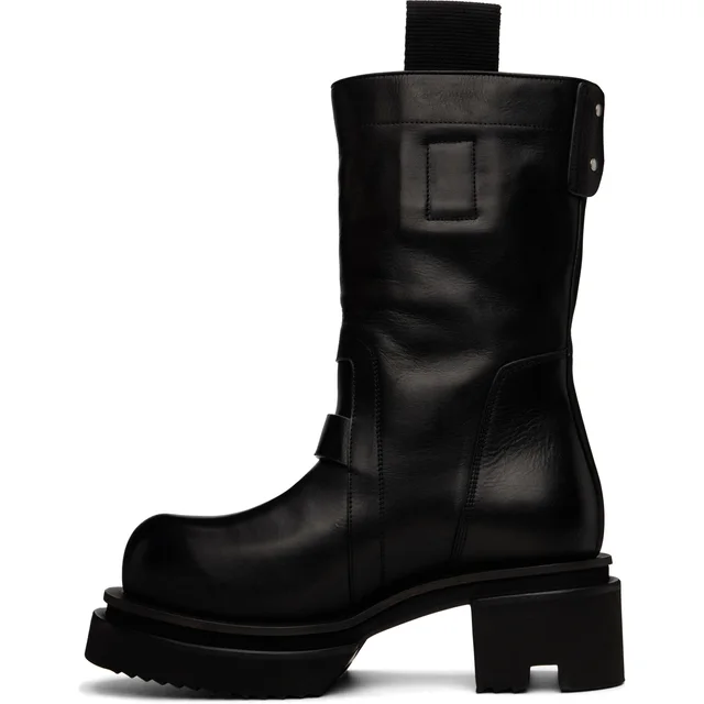 Rick Owens platform leather boots, photo 3 of 5 from SENSER