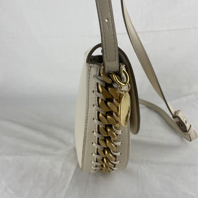 Stella McCartney Frayme Medium Flap Shoulder Bag in Vegan leather from Reowned, photo 8 of 10