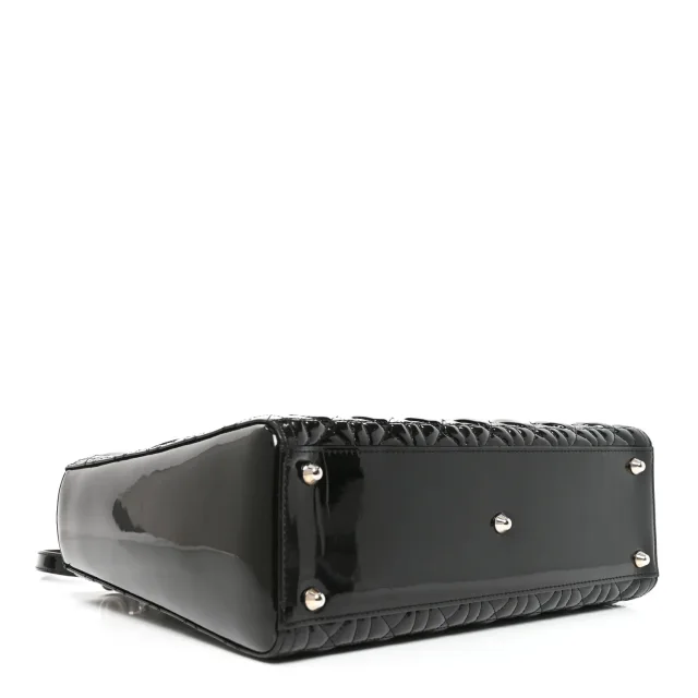 Patent Cannage Large Lady Dior Black in Black Patent leather from FASHIONPHILE, photo 4 of 10