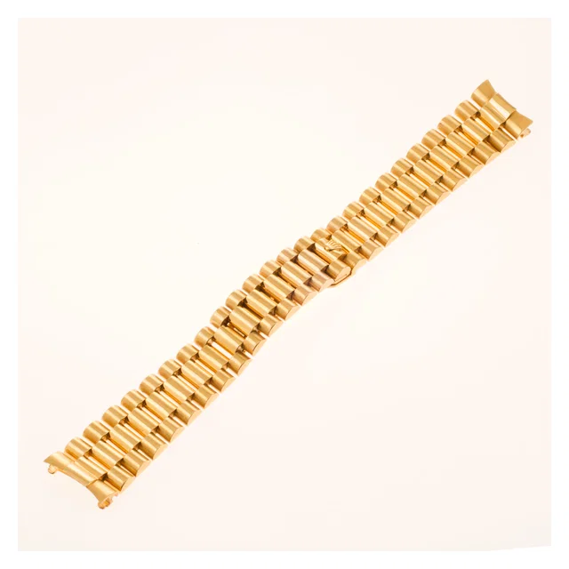 Custom Rolex President band Bracelet in Yellow Yellow Gold from Gray And Sons