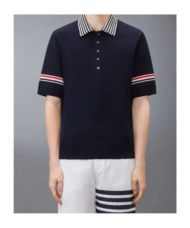 Thom Browne RWB Armband sailboat polo shirt, photo 2 of 6 from SENSER