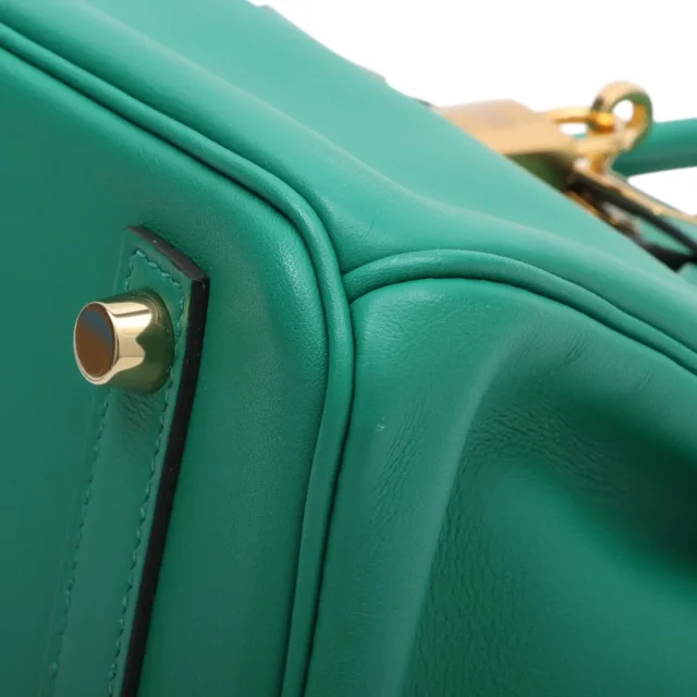 Hermès 2017 Birkin 25 Mint in Swift leather from VINTAGE QOO TOKYO, photo 10 of 16