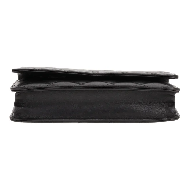 Chanel ‘Wallet on Chain’ shoulder bag in Black Leather from Collector Square, photo 3 of 5