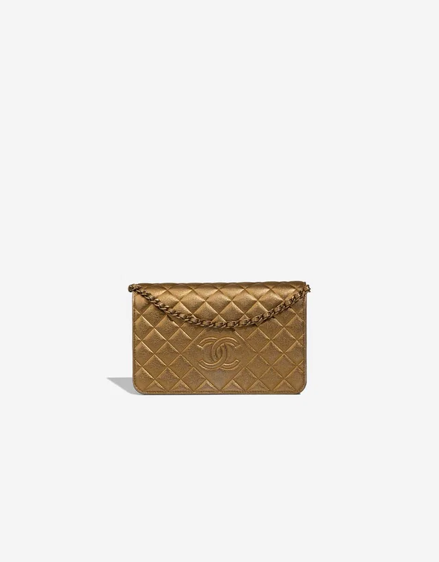 Chanel Wallet On Chain Calf Gold in Gold Calfskin from SACLÀB