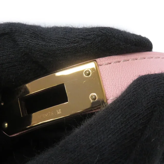 Hermès Kelly Double Tour Bracelet Size T2 Rose Sakura Swift Leather in Pink Swift leather from GALLERY RARE, photo 7 of 14