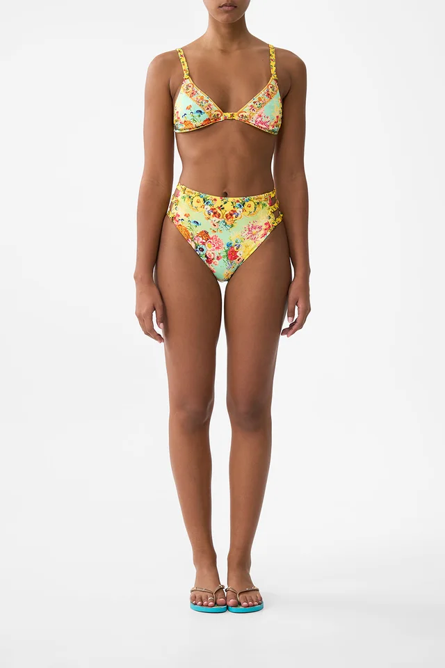 Camilla eBoutique SOFT UNDERWIRE BIKINI TOP WITH BUTTON STRAPS AROMATIC TIGER FLOWER from CAMILLA, photo 1 of 1