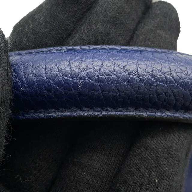 Hermès Kelly Retourne blue navy Togo Leather Size 35 in Navy Togo leather from GALLERY RARE, photo 13 of 17