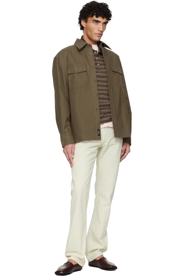 A.P.C. Off-White Standard Jeans, photo 4 of 4 from SSENSE