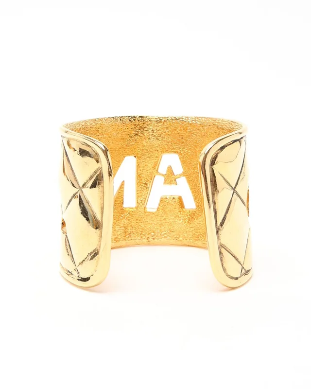 Chanel Logo Cuff from A Retro Tale, photo 3 of 4
