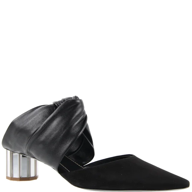 Proenza Schouler Twisted Block Mule Mirror 40 Nappa/Suede, Black from Cultstatus, photo 1 of 1
