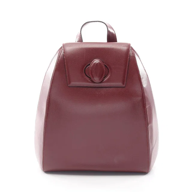 Cartier Must Line Leather Backpack in Leather from LuxUness