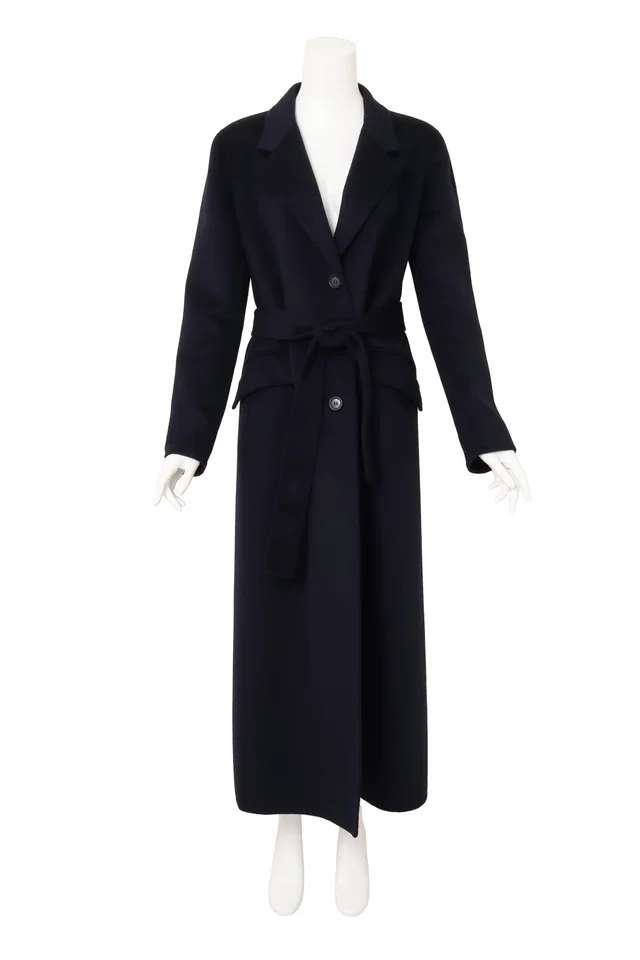 Prada Belted Wool Trench Coat in Wool from Recess LA