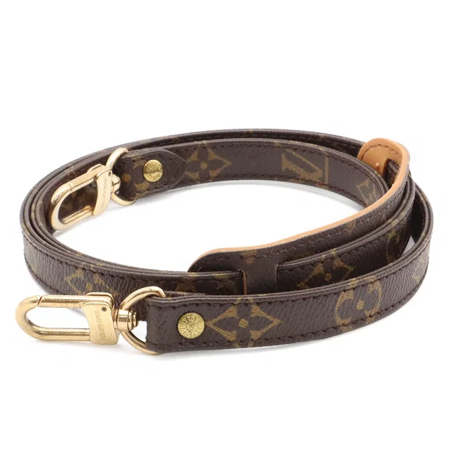 Louis Vuitton Monogram Shoulder Strap Only Gold in Gold Coated canvas from The Reluxe