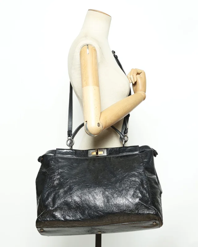 Fendi Large Peekaboo Bag in Patent leather from A Retro Tale, photo 12 of 12