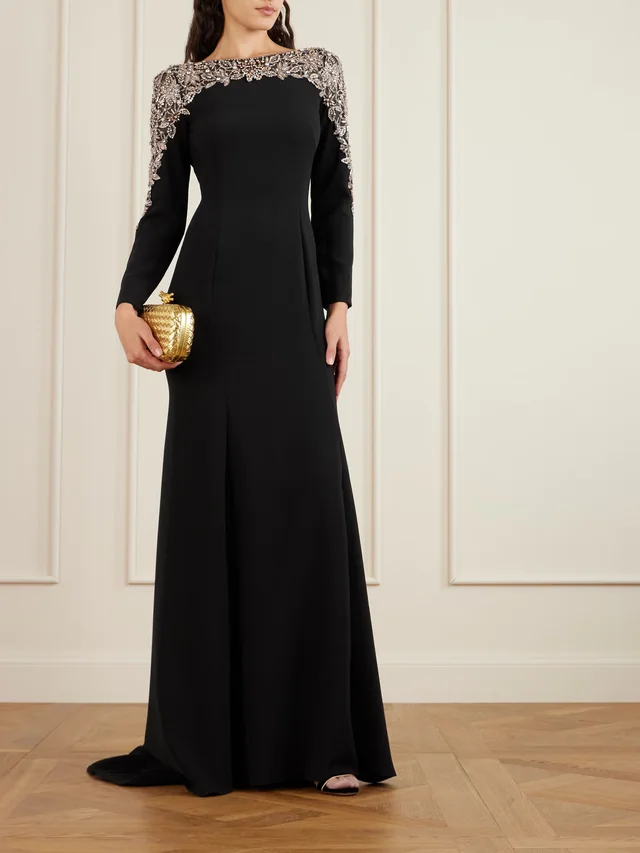 JENNY PACKHAM Embellished jersey gown in Black, photo 2 of 2 from NET-A-PORTER (Canada)