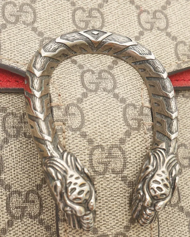 Gucci GG Supreme Medium Dionysus Bag in Suede from A Retro Tale, photo 7 of 13